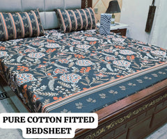 Fitted Sheet Premium-3Pcs-Design-402