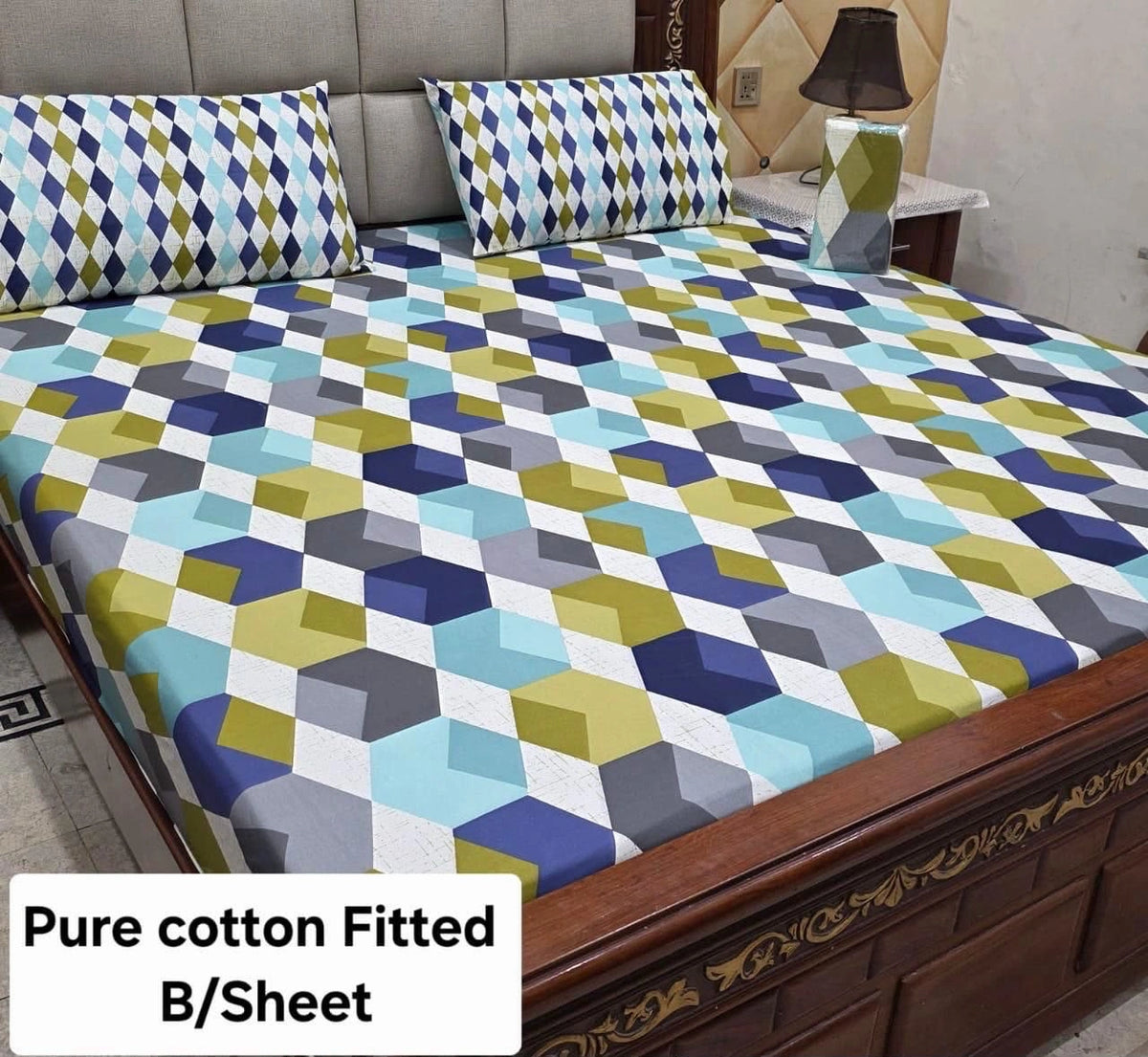 Fitted Sheet Premium-3Pcs-Design-403