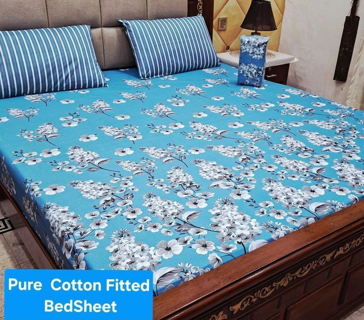 Fitted Sheet Premium-3Pcs-Design-405