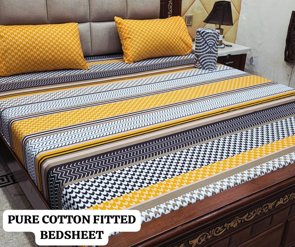 Fitted Sheet Premium-3Pcs-Design-405