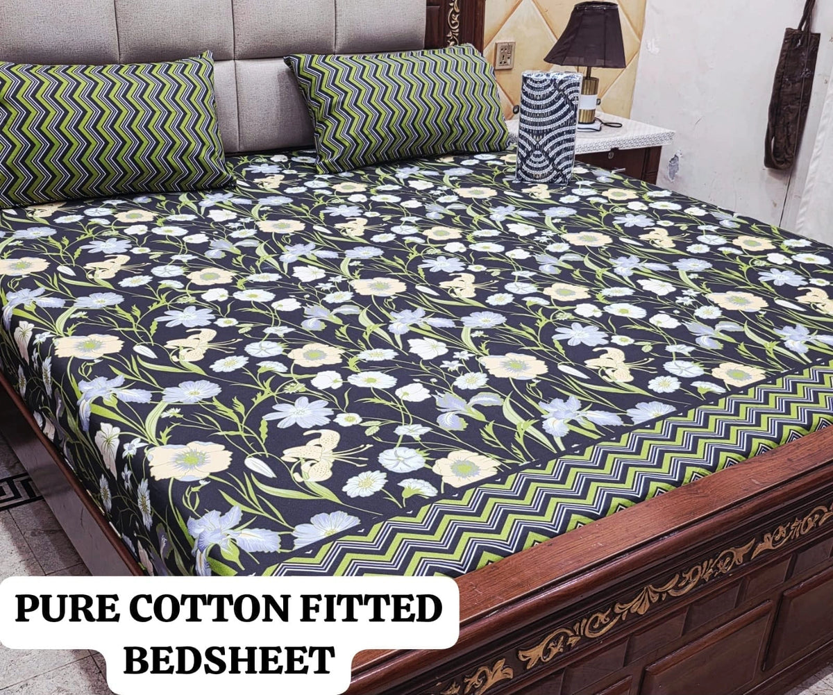 Fitted Sheet Premium-3Pcs-Design-411
