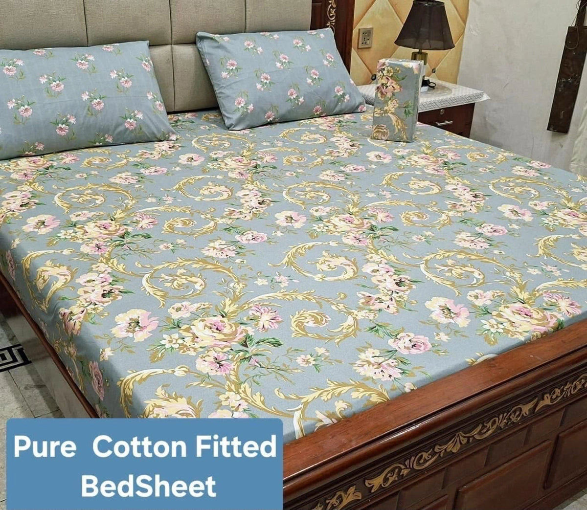 Fitted Sheet Premium-3Pcs-Design-412