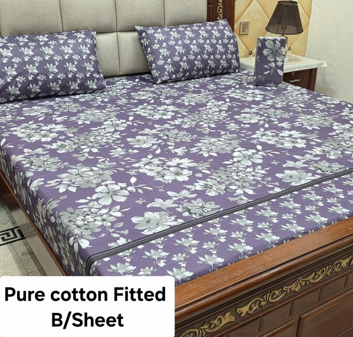 Fitted Sheet Premium-3Pcs-Design-412