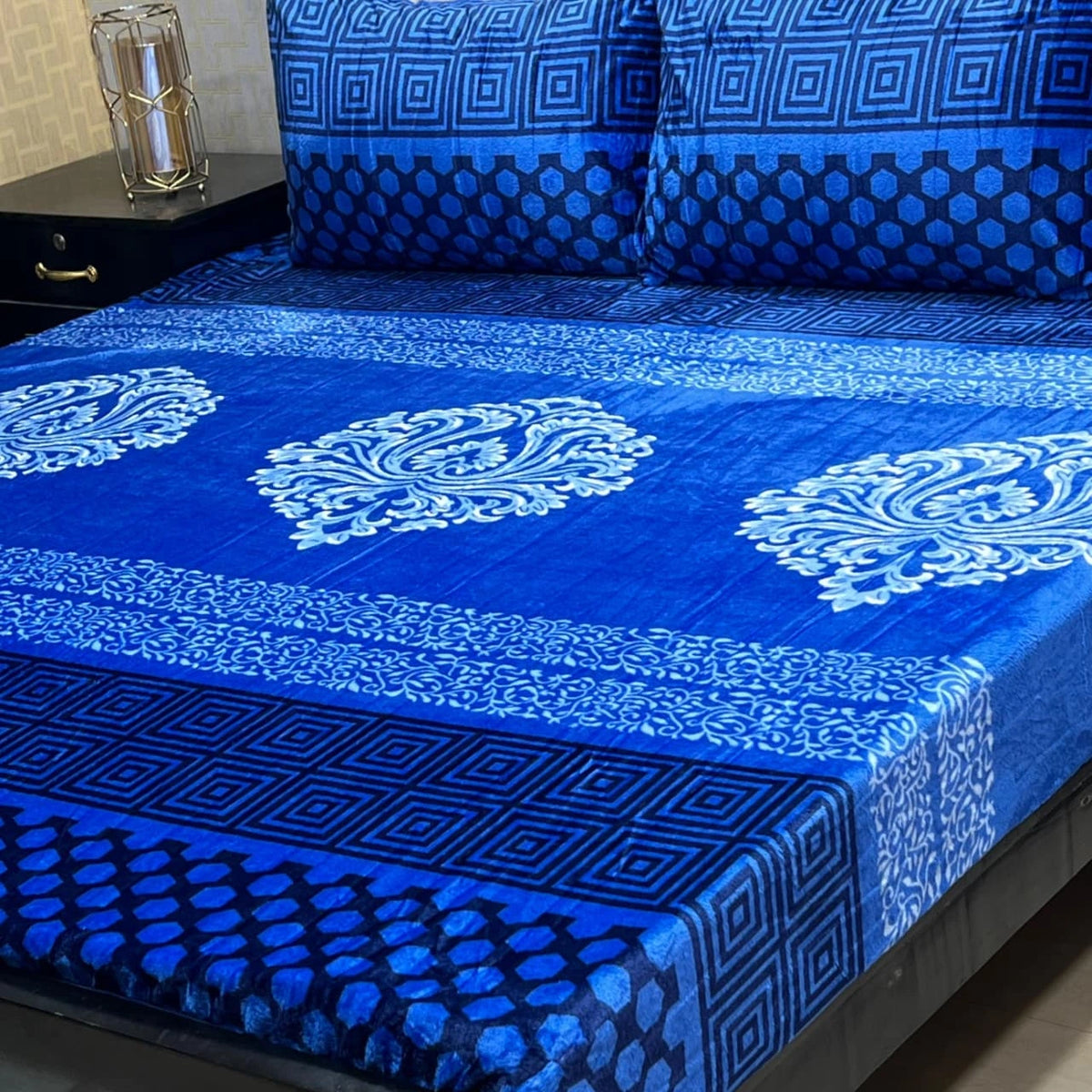 Fleece Bedsheet King Size-3Pcs