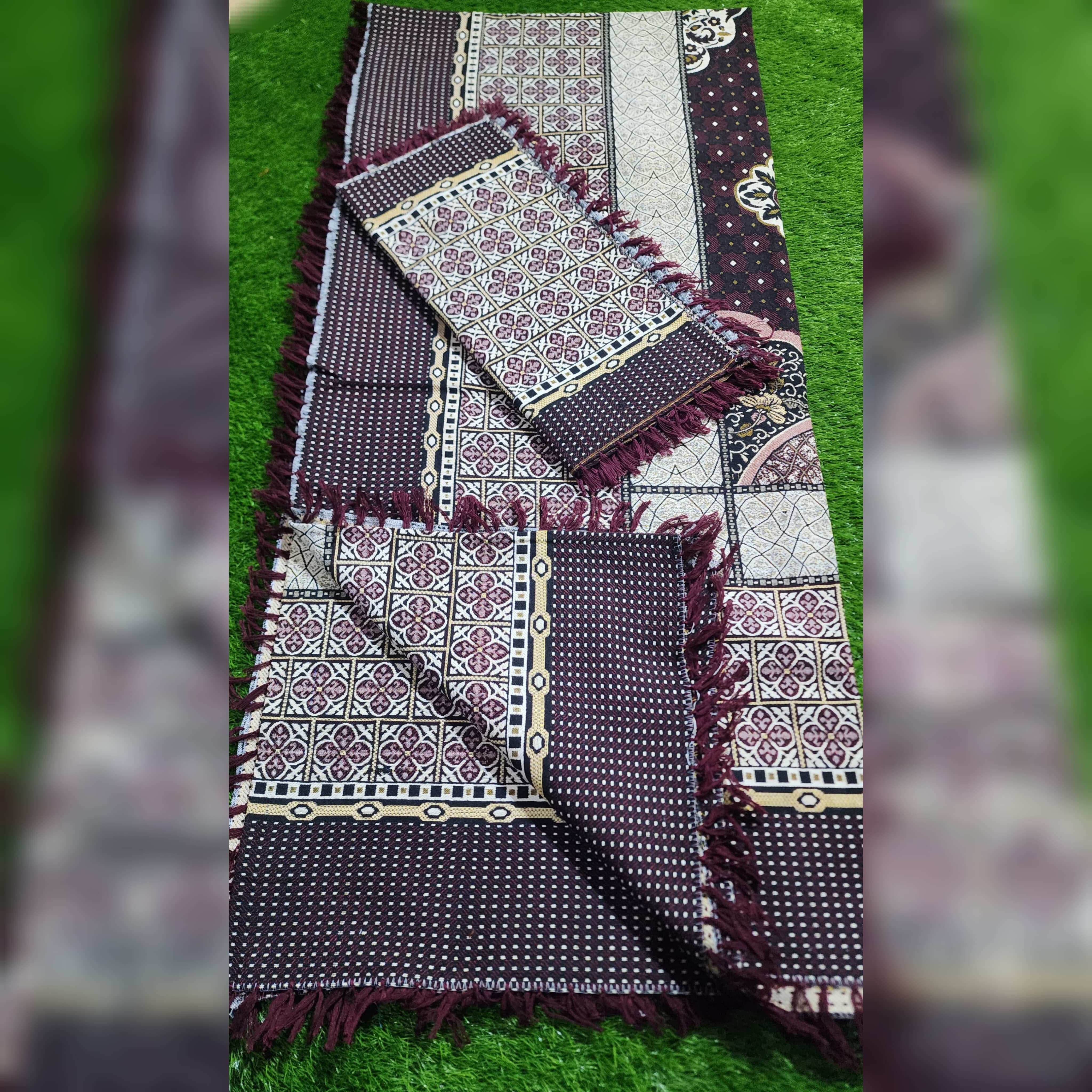 Multani Bedsheet Set King Size 3Pcs - Design-208
