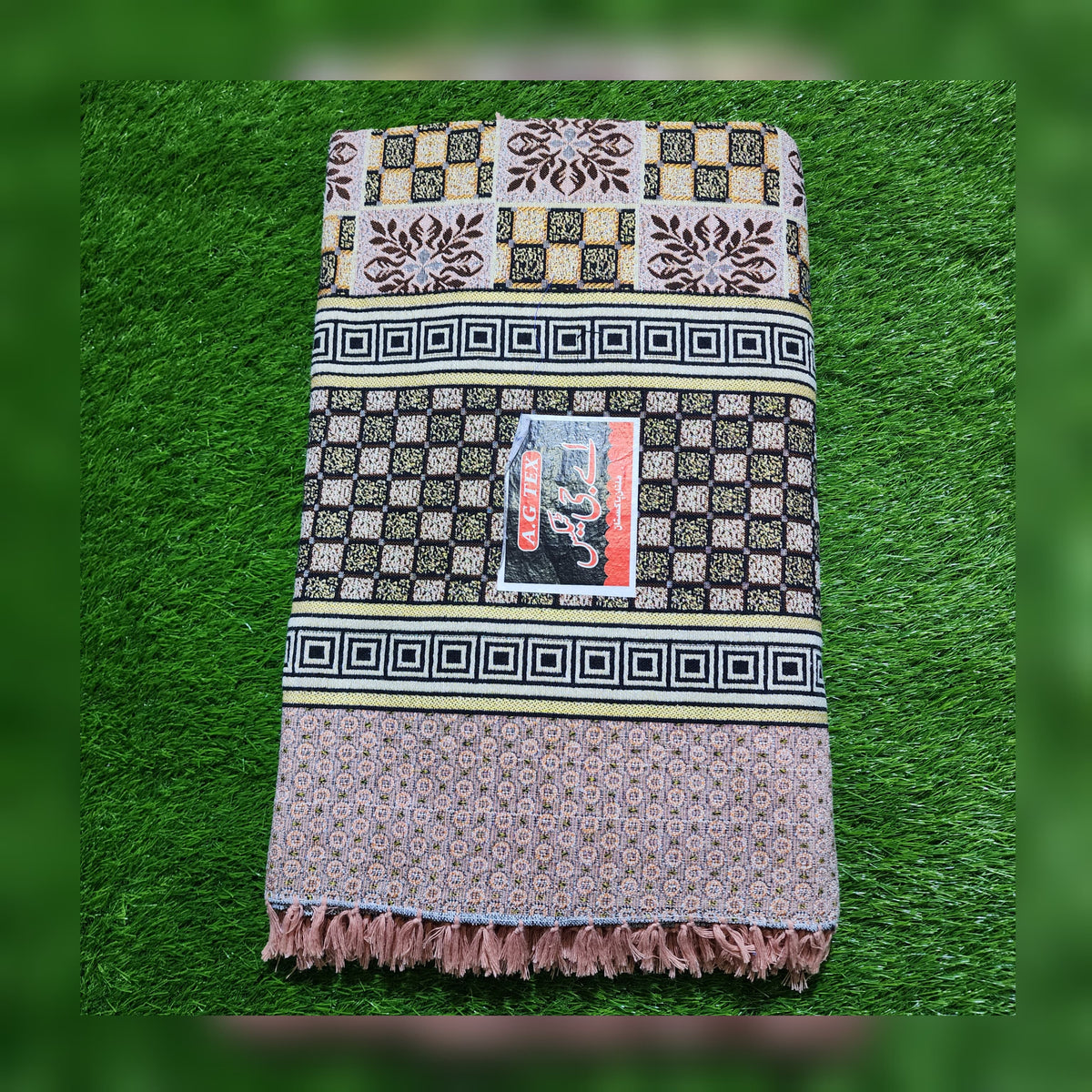 Multani Bedsheet Set King Size 3Pcs - Design-212