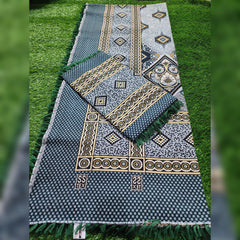 Multani Bedsheet Set King Size 3Pcs - Design-211