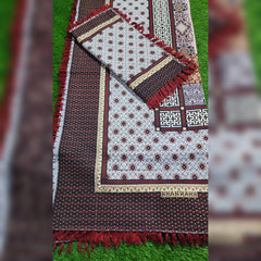 Multani Bedsheet Set King Size 3Pcs - Design-209