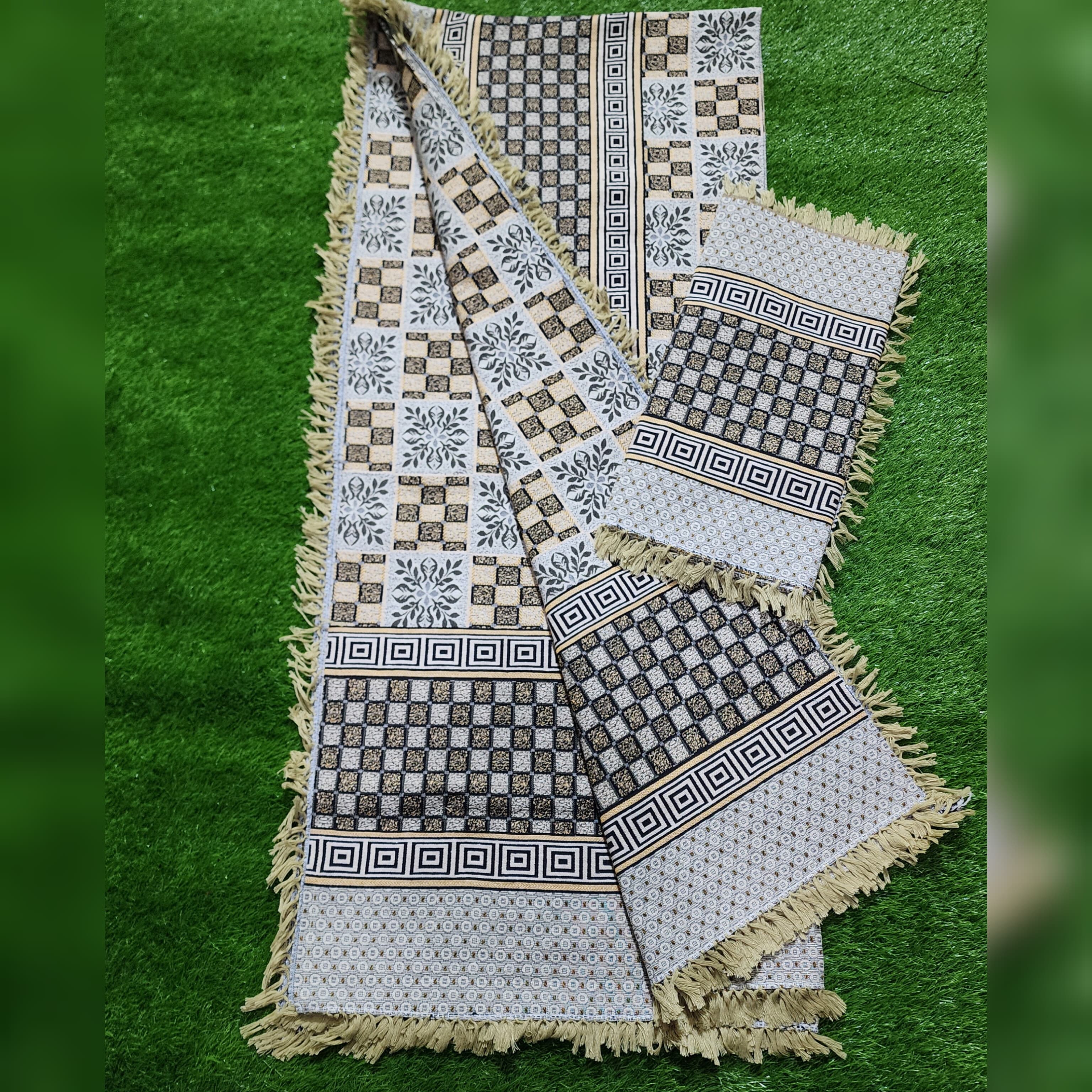 Multani Bedsheet Set King Size 3Pcs - Design-213