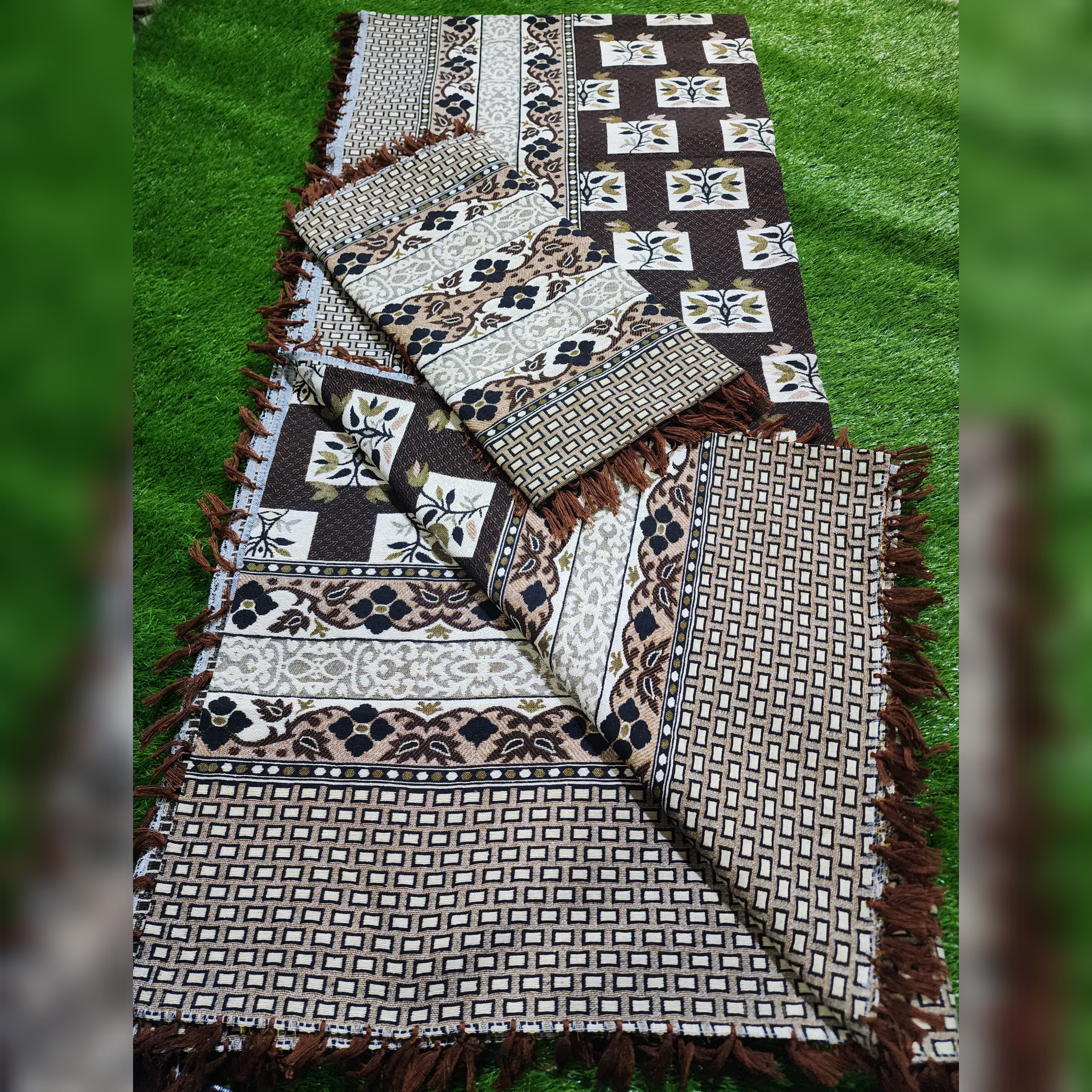 Multani Bedsheet Set King Size 3Pcs - Design-217