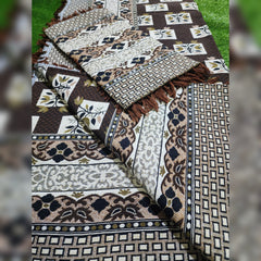 Multani Bedsheet Set King Size 3Pcs - Design-217