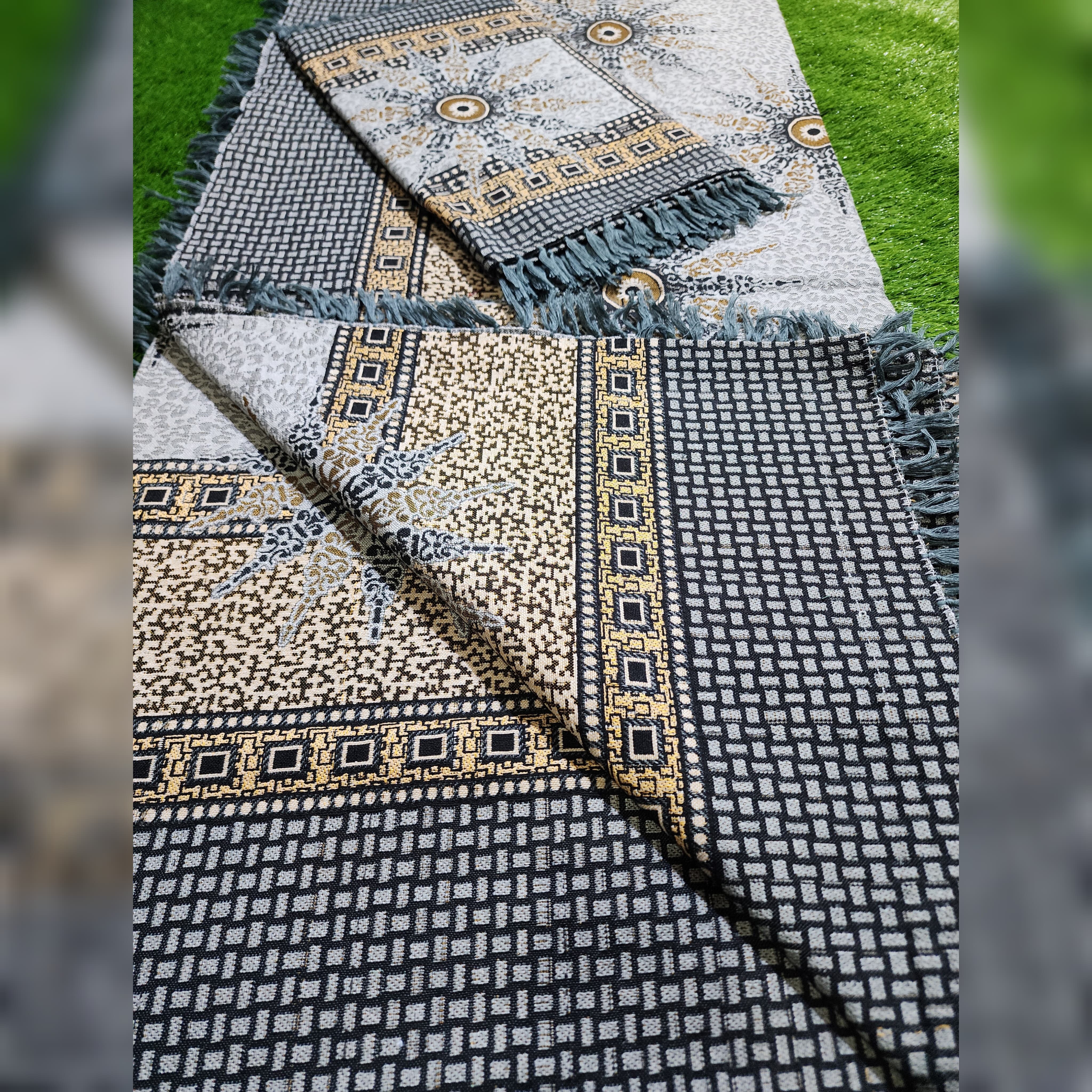 Multani Bedsheet Set King Size 3Pcs - Design-215