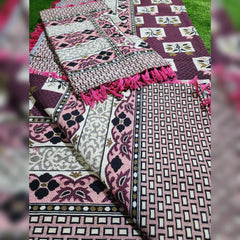 Multani Bedsheet Set King Size 3Pcs - Design-218