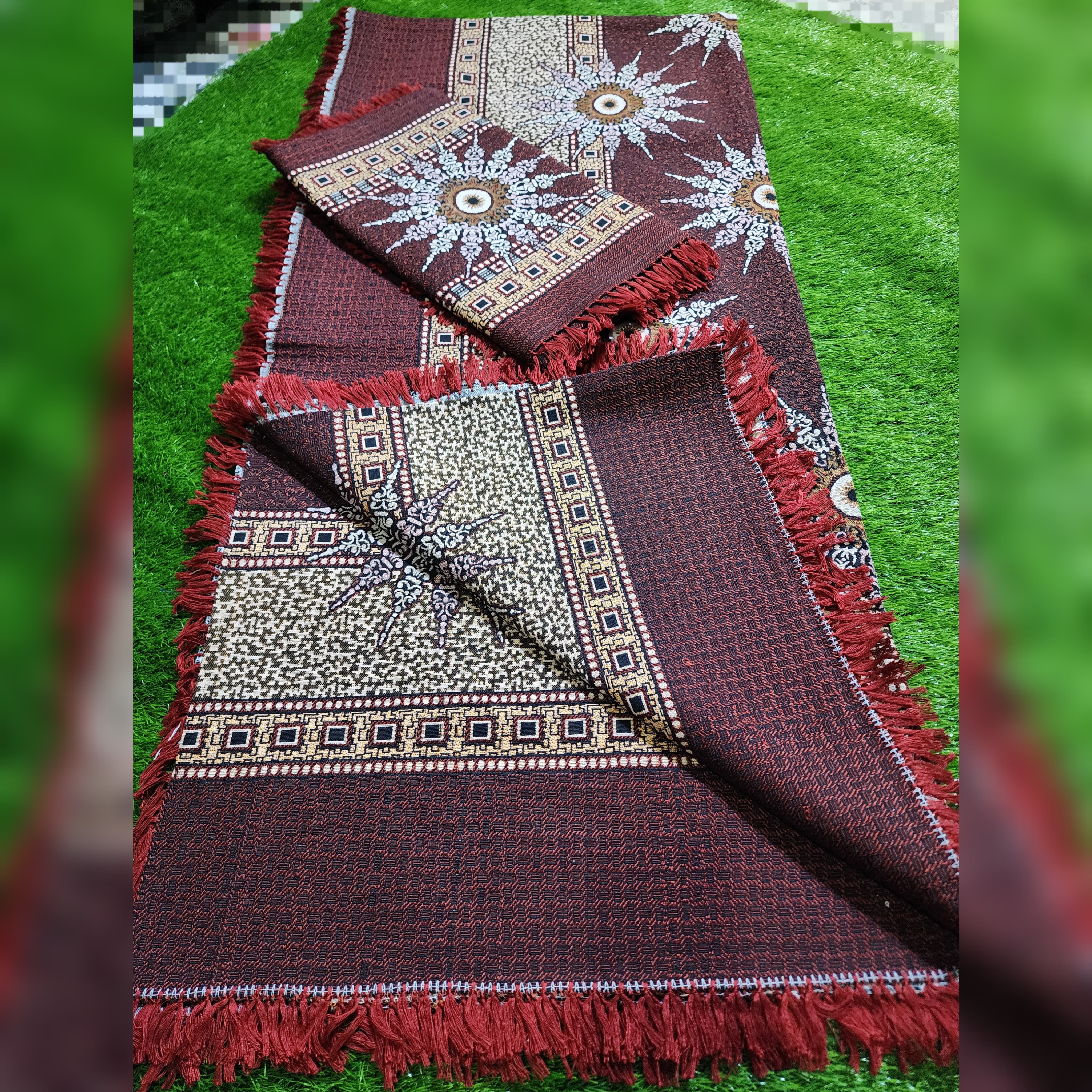 Multani Bedsheet Set King Size 3Pcs - Design-216