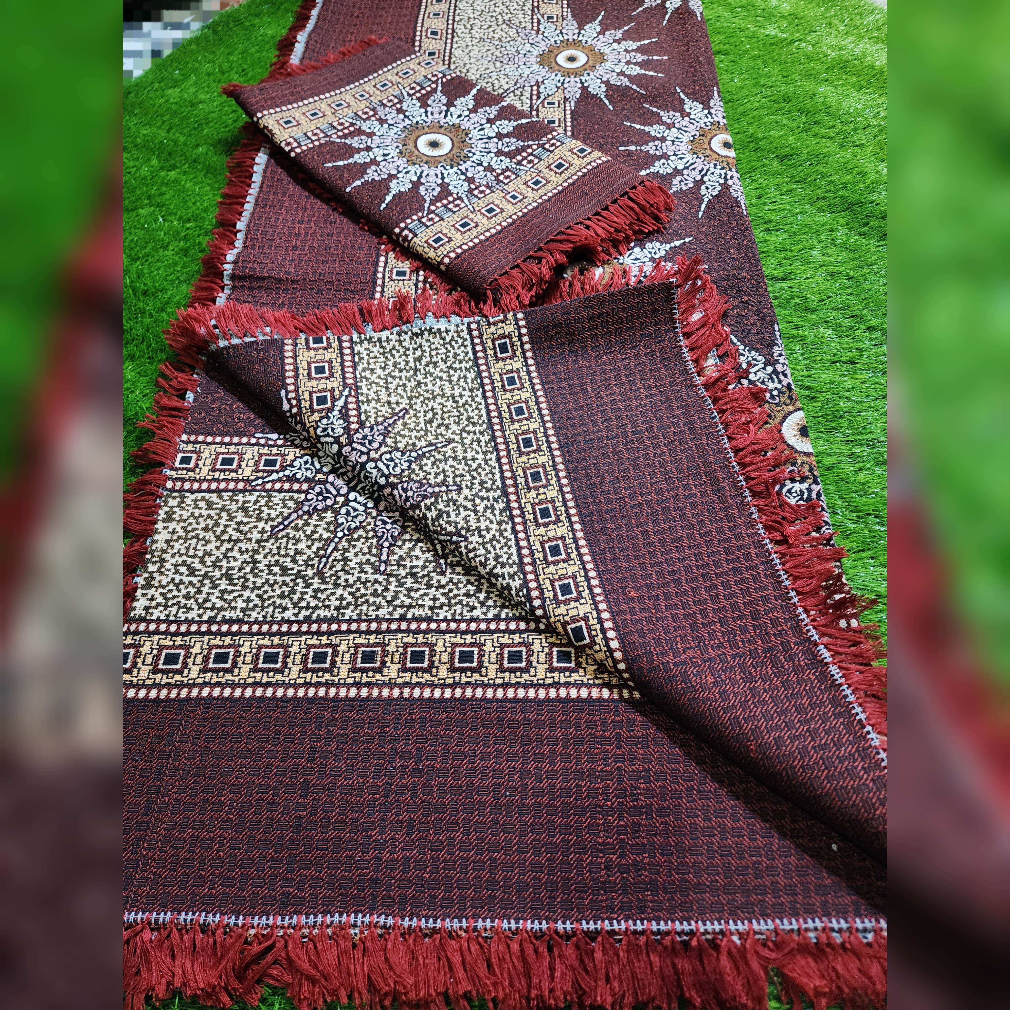 Multani Bedsheet Set King Size 3Pcs - Design-216