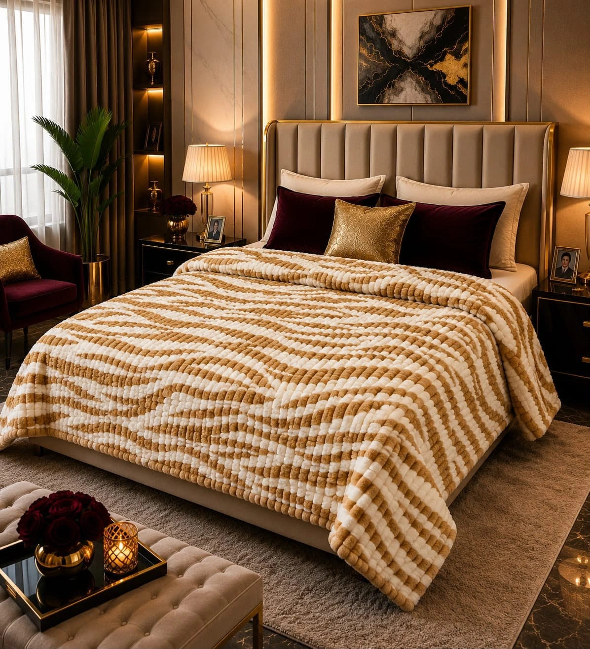 Flannel Blanket Double Bed