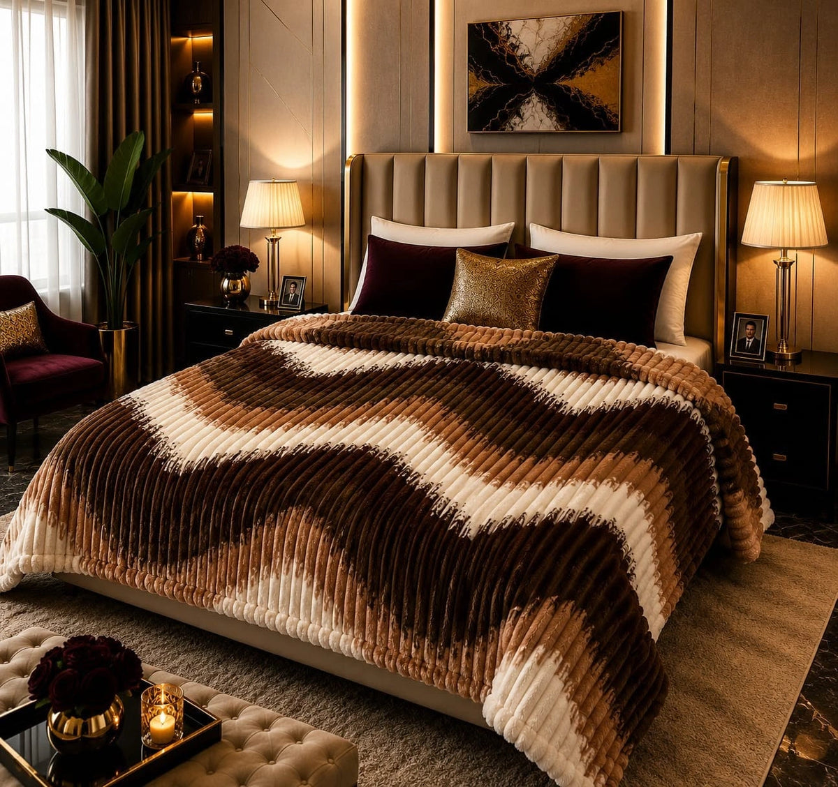 Flannel Blanket Double Bed