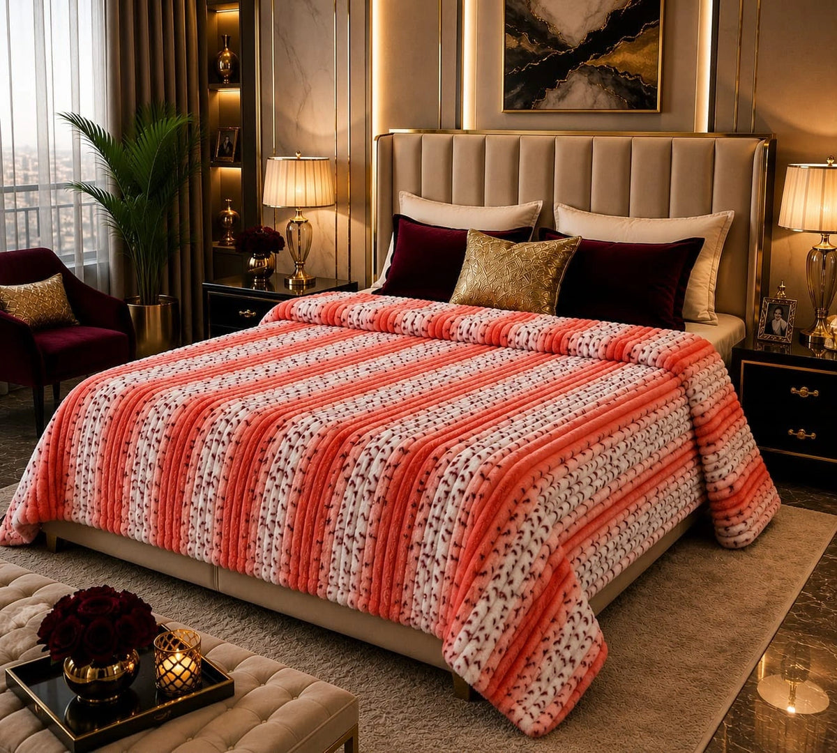 Flannel Blanket Double Bed