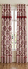 Imported Silk Curtains Blackout ( 2 Curtain Set )