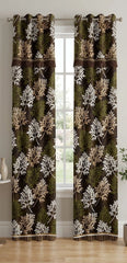 Imported Silk Curtains Blackout ( 2 Curtain Set )