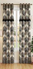 Imported Silk Curtains Blackout ( 2 Curtain Set )