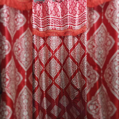 Imported Silk Curtains Blackout ( 2 Curtain Set )