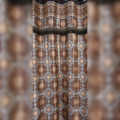 Imported Silk Curtains Blackout ( 2 Curtain Set )