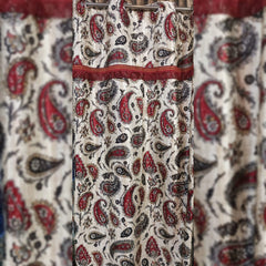 Imported Silk Curtains Blackout ( 2 Curtain Set )