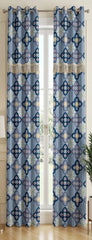 Imported Silk Curtains Blackout ( 2 Curtain Set )