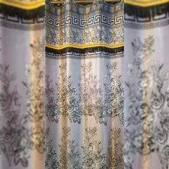 Imported Silk Curtains Blackout ( 2 Curtain Set )