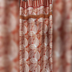 Imported Silk Curtains Blackout ( 2 Curtain Set )