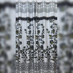 Imported Silk Curtains Blackout ( 2 Curtain Set )