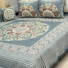 Jacquard Velvet Bed Sheet-4PCS