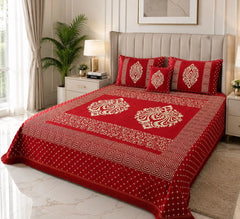 Jacquard Velvet Bed Sheet-4PCS