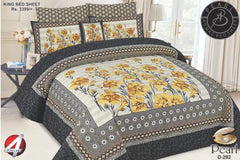 Printed Bedsheet | King Size Cotton Bedding