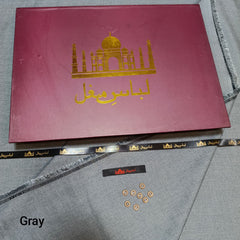 Libas-e-Mughal Winter Wool-Gray