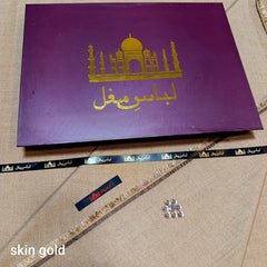 Libas-e-Mughal Winter Wool-Skin Gold