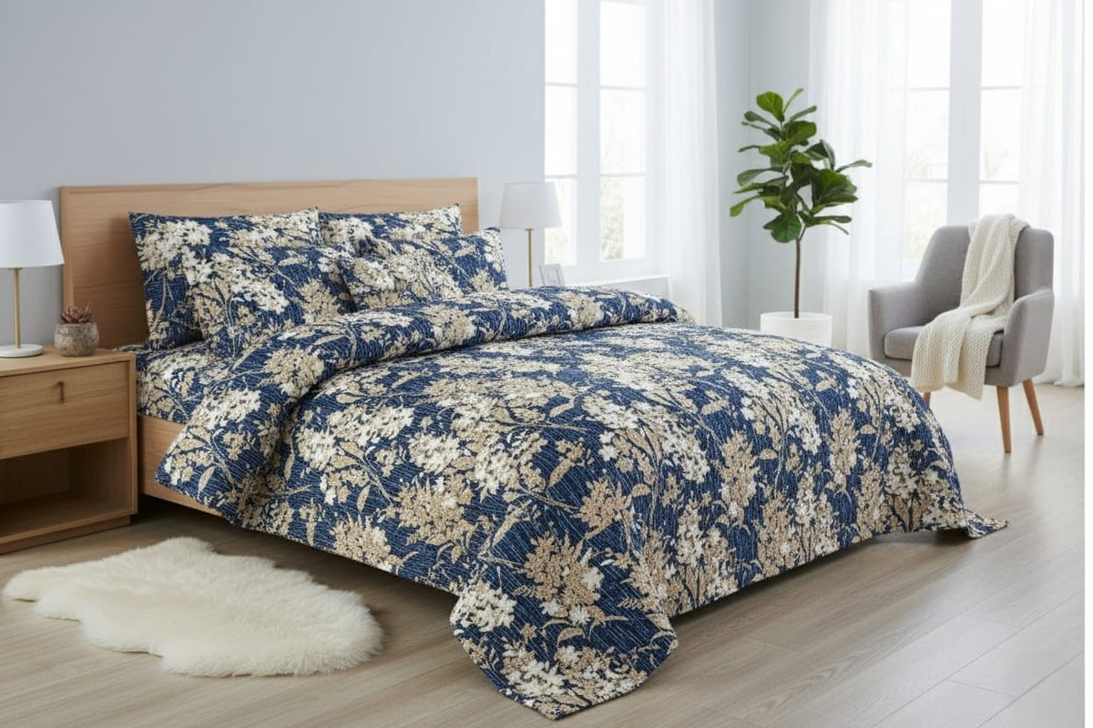 Luxury 7 Piece Bed spread Set Design-1165
