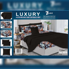Luxury 7 Piece Bed spread Set Design-1170