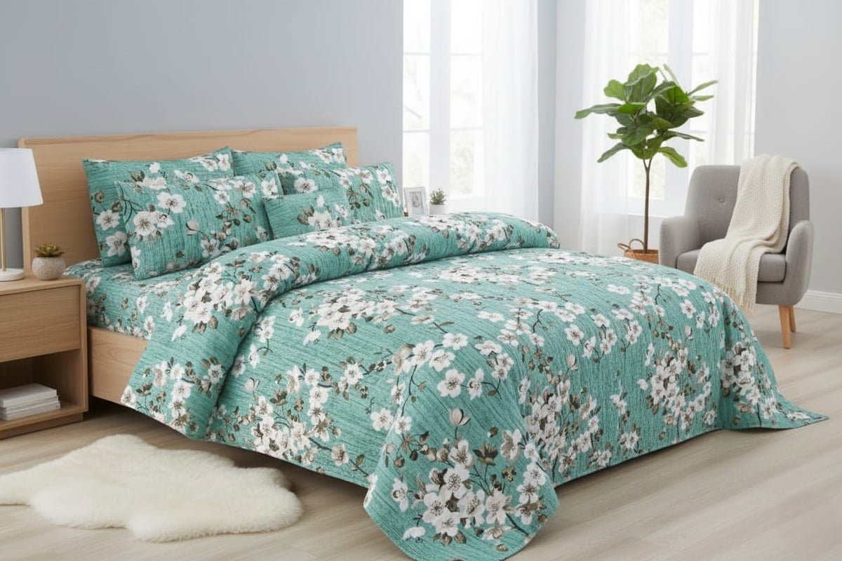 Luxury 7 Piece Bed spread Set Design-1187