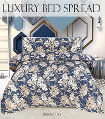 Quilted Bedspread Printed 3-Piece