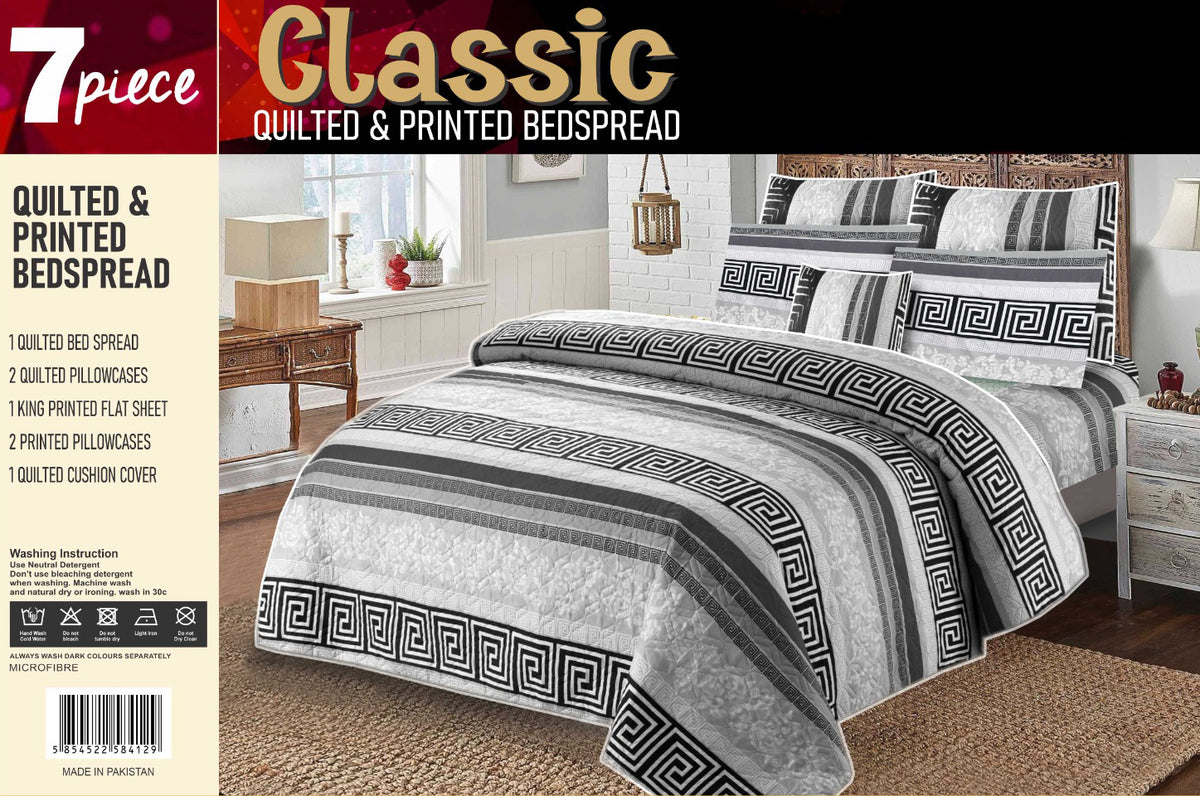 Luxury 7 Piece Bed spread Set Design-1169