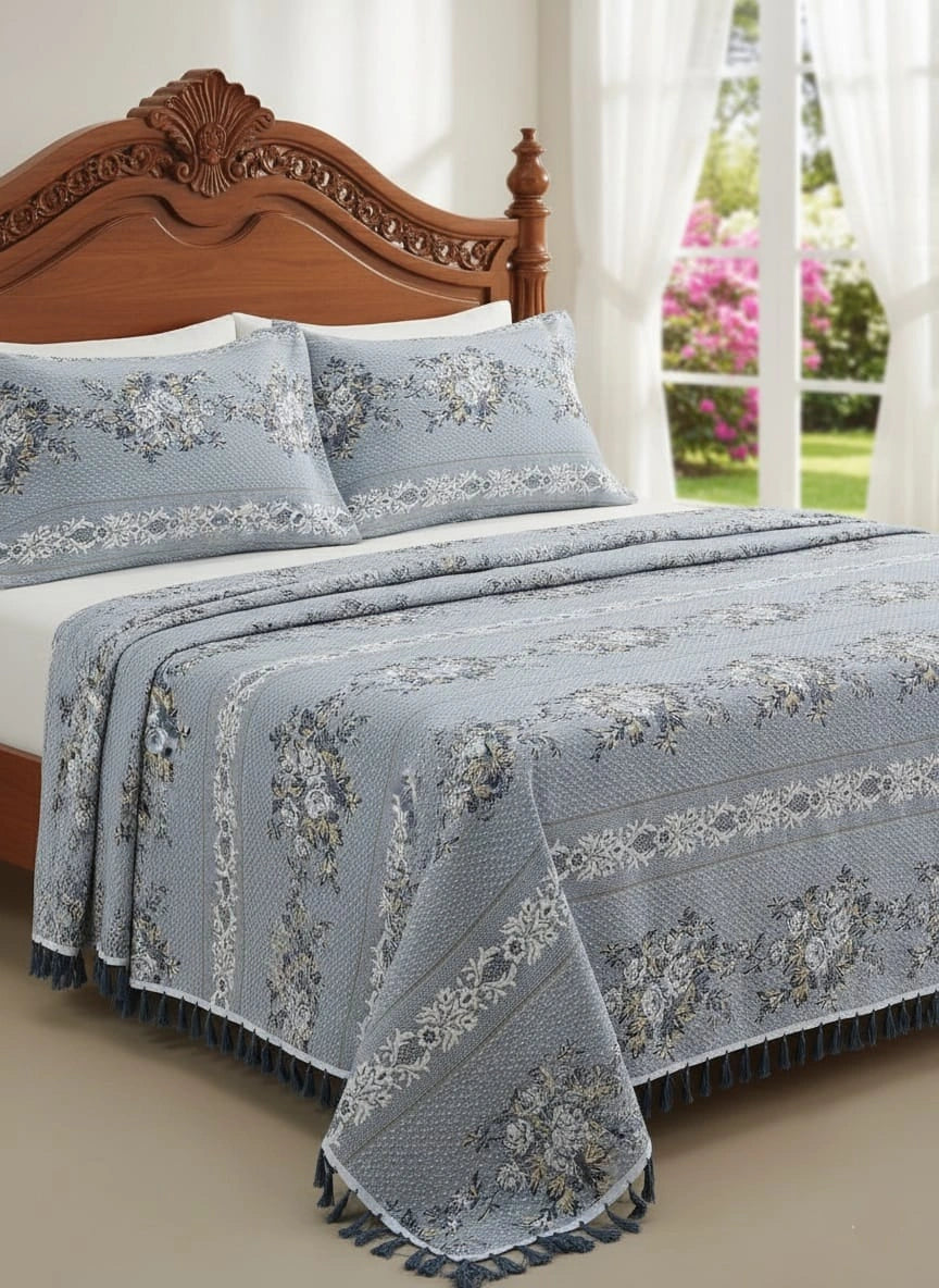 Multani Bedsheet Set King Size 3Pcs - Design-202