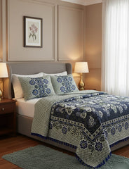 Multani Bedsheet Set King Size 3Pcs - Design-229