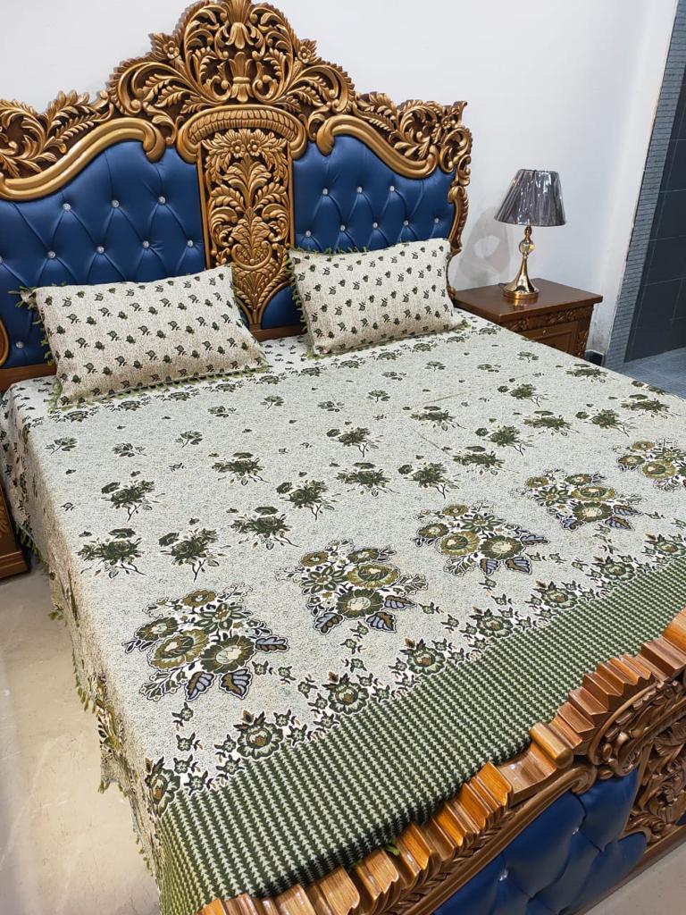 Multani Bedsheet Set King Size 3Pcs - Design-237