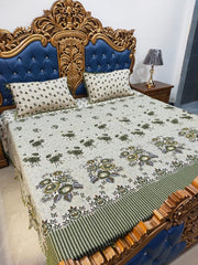 Multani Bedsheet Set King Size 3Pcs - Design-237