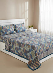 Multani Fancy Gultex Bed Sheet King Size-Design-235