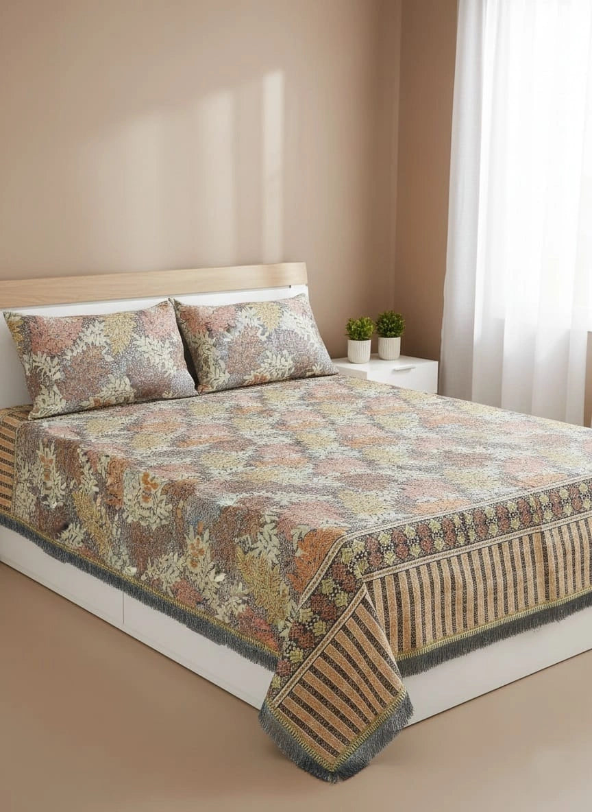Multani Fancy Gultex Bed Sheet King Size- Design-237
