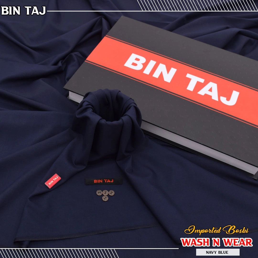 Premium Unstitched  Imported fabric Summer-NAVY BLUE