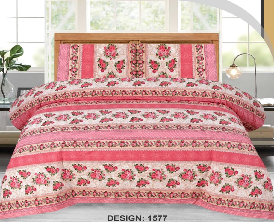 PREMIUM QUALITY DOUBLE BEDSHEET DESIGN MFC-1577